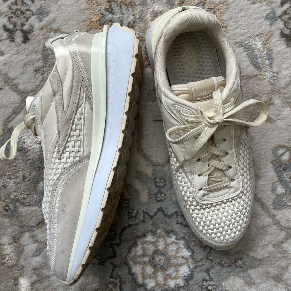 Fila white sneakers